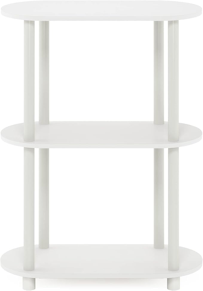 Furinno Turn-N-Tube No Tools 3-Tier Modern Oval Side Display Rack - Image 6