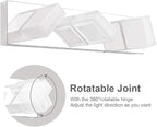 Ralbay Dimmable LED Vanity Light Modern 3 Light Acrylic Stainless Steel - Image 4