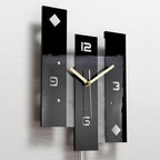 SHISEDECO Creative Mute Modern Large Pendulum Clock in Black and White Color - Image 4