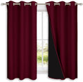NICETOWN 100% Blackout Short Curtains by NICETOWN