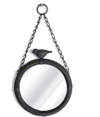 NIKKY HOME Shabby Chic Small Wall Mirrors Decor Decorative Metal Framed Hanging by NIKKYHOME
