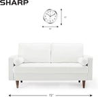 Sharp Wall Clock – Silver/Chrome, Silent Non Ticking 10 Inch Quality Quartz - Image 4