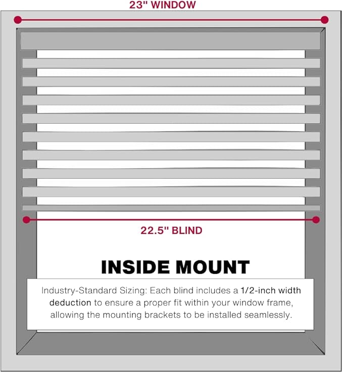 LOTUS & WINDOWARE Cordless Mini Blind, Window Blinds - Image 4