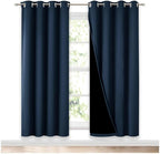 NICETOWN Full Shade Curtain Panels, Pair of Energy Smart & Noise Blocking Out by NICETOWN