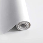 Safiyya 590.5"x17.7" White Peel and Stick Wallpaper White Contact Paper by SAFIYYA