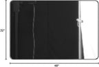 LOAAO 48X32 Inch Black Metal Framed Bathroom Mirror - Image 8