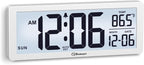 Soobest 8.5 Inch Digital Wall Clock Battery Operated by Soobest
