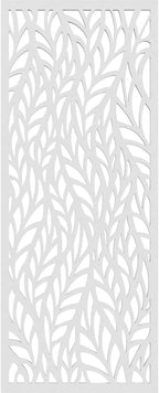 11 3/8"W x 29 3/8"H x 3/8"T Ortonville Decorative Fretwork Wall Panels in - Image 2