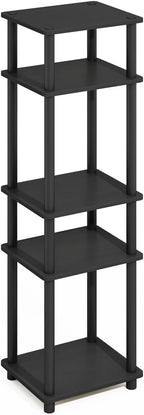 Furinno Turn-N-Tube Storage Shelves, Stackable Standing Shelf, Open Corner Shelf - Image 4