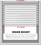 LOTUS & WINDOWARE Cordless 1" Vinyl Blind, Room Darkening, Horizontal Blinds - Image 4