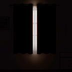 LEMOMO Chocolate Brown Thermal Blackout Curtains/52 x 54 Inch/Set of 2 Panels - Image 3