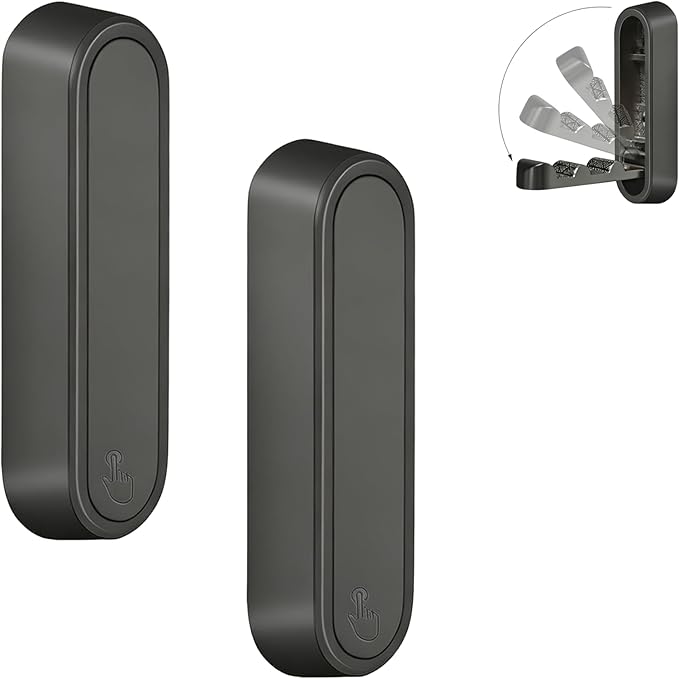 2PCS Foldable Wall Hooks, Flip Down Design by XSGTZMJ