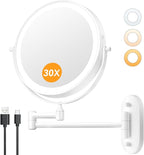 Auxmir 1X/30X Wall Mounted Makeup Mirror by Auxmir