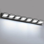 IZORRO LED Modern Bathroom Lights Fixtures, Matte Black Acrylic Wall Lighting by IZORRO