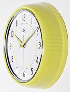Infinity Instruments LTD. Retro 9 inch Silent Sweep Non-Ticking Mid Century - Image 2