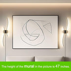 Daunton Modern Black Plug in Wall Sconces Set of 2 - Image 2