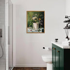 AtterrirArt Framed Funny Bathroom Wall Art, Toilet Paper Picture Painting Print - Image 5