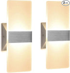 ChangM Modern Wall Sconce 12W, Acrylic Material Hardwired Wall Mounted Wall by ChangM