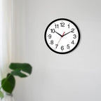 Rohioue Wall Clock Modern 10 Inch Black Battery Operated Silent Non Ticking - Image 5