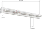 SineRise LED Modern Bathroom Vanity Light Fixtures, Matte White Modern Acrylic - Image 3