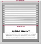 LOTUS & WINDOWARE Cordless 1" Vinyl Blind, Room Darkening, Horizontal Blinds - Image 4