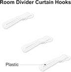 30 PCS Plastic Curtain Hooks Adjustable Pinch Pleat Curtain Clips Room Divider - Image 2