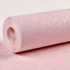 Cohoo Home Silk Pink Wallpaper Peel and Stick Contact Paper Pink Textured Silk - Image 2