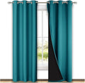 NICETOWN Full Shade Curtain Panels, Forest Green, Pair of Thermal Insulated & by NICETOWN