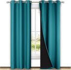 NICETOWN Full Shade Curtain Panels, Forest Green, Pair of Thermal Insulated & by NICETOWN