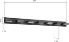 SineRise LED Modern Bathroom Vanity Light Fixtures, Matte Black Modern Acrylic - Image 4