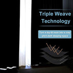 RYB HOME Black Curtain Dividers - Image 5