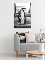 Trendy Black and White Posters Funny Woman Drinking Wine in Bathtub Wall Art - Image 4