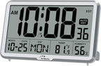 WallarGe Auto Set Digital Wall Clock Battery Operated, Desk Clocks by WallarGe