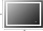 LOAAO 48"X36" LED Bathroom Mirror - Image 8