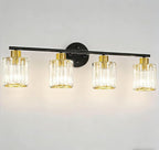 Crystal Bathroom Light Fixtures, Bathroom Lighting Fixtures Over Mirror by Kvhiiw
