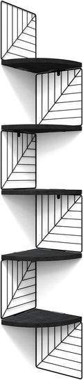 Love-KANKEI Corner Shelf Wall Mount of 5 Tier Rustic Wood Floating Shelves Wall by Love-KANKEI