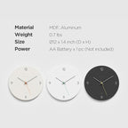 mooas Flatwood Wall Clock - Image 8