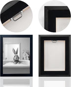 Kids Bathroom Decor, Funny Rabbit in Bathtub, Framed Farmhouse Picture Wall - Image 4