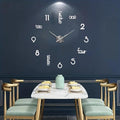 Large Modern Art Deco Wall Clock Silent Acrylic Unique Decorative Wall Clocks by Unknown