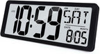TXL 14.2"" Large Digital Wall Clock Battery Operated, Digital Clock Large by TXL