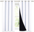NICETOWN 100% Blackout Curtains 54 inches Long, Double-Deck Completely Blackout by NICETOWN