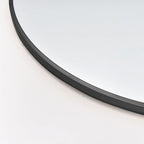 Arched Mirror - Full Length, Standing or Wall Mounted, Aluminum Frame - Black - Image 6