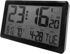 QPEUIM Digital Wall Clock Battery Operated Large Display by QPEUIM