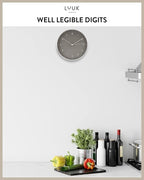 LUUK LIFESTYLE Wall Clock with Silent Movement, Minimalist Scandinavian Design - Image 5