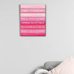 Inspirational Pink Wall Art Decor, Preppy Motivational Room Sign - Image 7