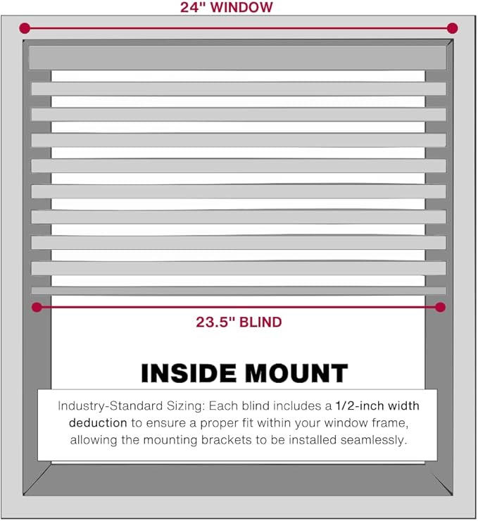 LOTUS & WINDOWARE Cordless Mini Blind, Window Blinds - Image 4