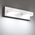 SineRise LED Modern Bathroom Vanity Light Fixtures, Matte White Modern Acrylic by SINERISELIGHTING