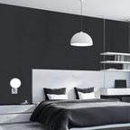 Arthome 23.6"x200" Black Wallpaper Peel and Stick Contact Paper, Matte Black - Image 3