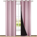 NICETOWN 100% Blackout Window Curtain Panels, Heat and Cold Blocking Drapes by NICETOWN