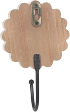 dwellington Distress Wood Flower Coat Hooks - Image 4